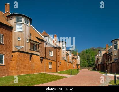 West Surrey Institute of Art and Design - Halls of Residence Stock Photo - Alamy