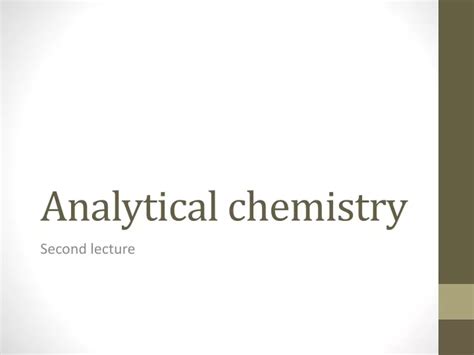 Ppt Analytical Chemistry Powerpoint Presentation Free Download Id9515262