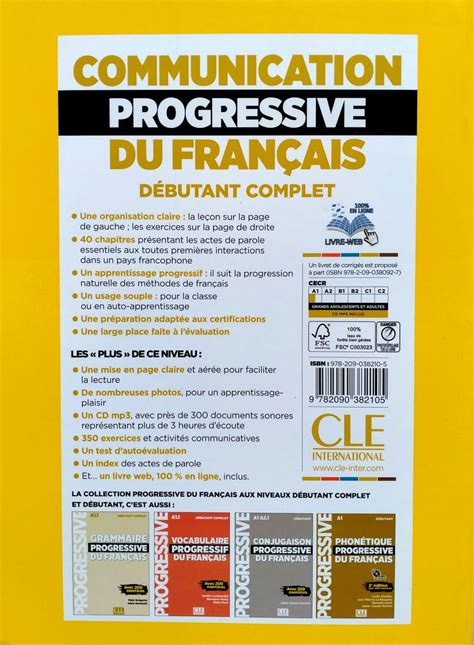 Communication Progressive Du Francais Debutant Complet A1 1 Livre CD