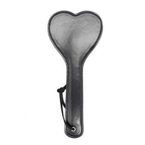 Bondage Sex Toys Glossy Peach Heart Leather Hand Paddles Sm Pat