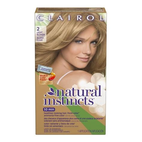 Clairol Natural Instincts Permanent Hair Color 9 Light Blonde Each