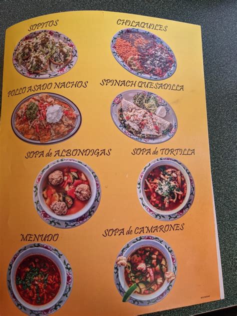 Menu At El Ranchito Restaurant Chewelah