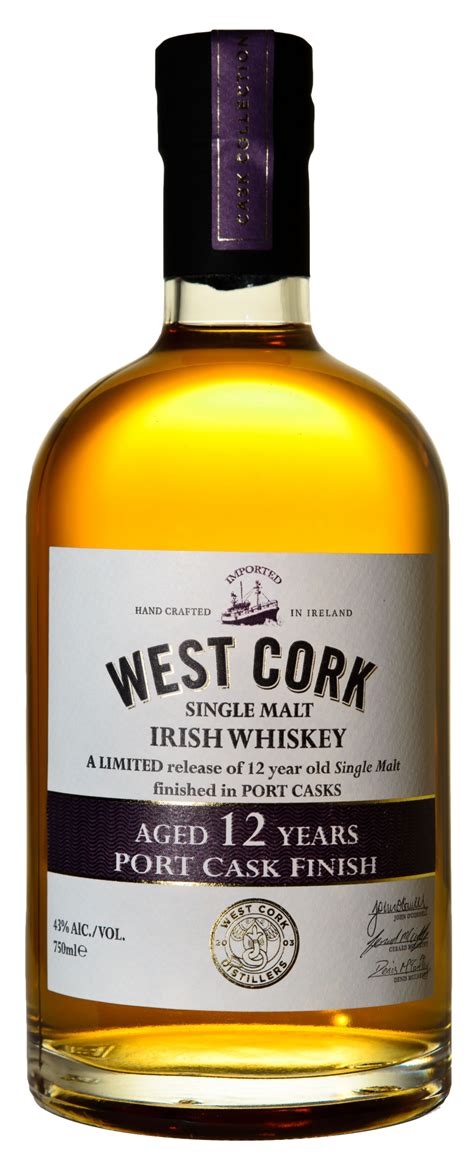 West Cork Year Port Cask Single Malt Quality Wine Spirits