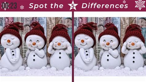 Spot The Difference 25 Christmas Edition Youtube