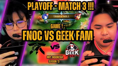 Fnoc Vs Geek Fam Playoff Day Game Youtube