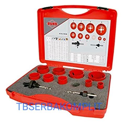 Jual Ruko Bi Metal Holesaw Hss Set Pcs Mm To Mm Mata Bor