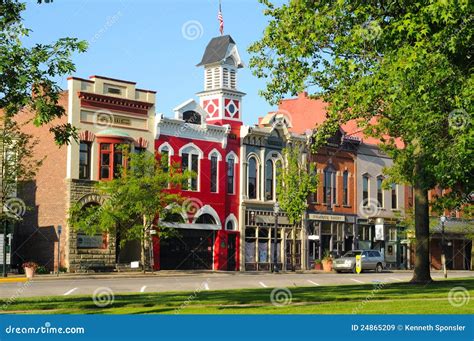 Small-town USA Editorial Stock Image - Image: 24865209