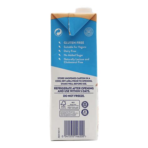 Blue Diamond Almond Breeze Almond And Oat Milk Unsweetened 1litre Online