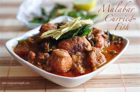 Malabar Fish Curry Curried Fish With Thick Gravy