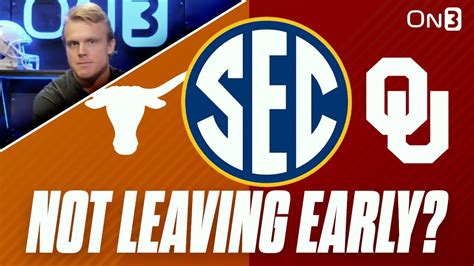 Texas And Oklahoma Not Leaving Early For The Sec Big Fox Espn