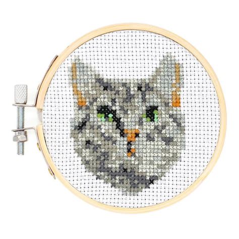 Kit Mini Cross Stitch Cat 612615117334