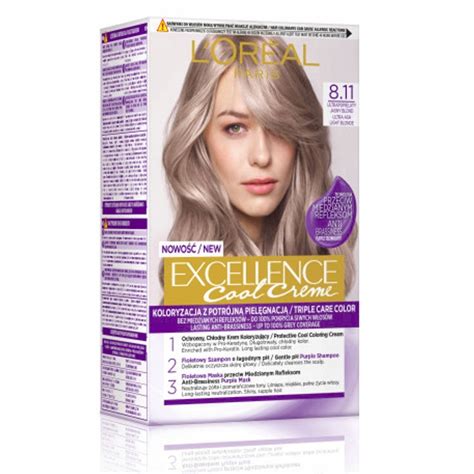 LOREAL PARIS EXCELLENCE Farba do włosów 8 11ULTRAPOPIELATY JASNY BLOND