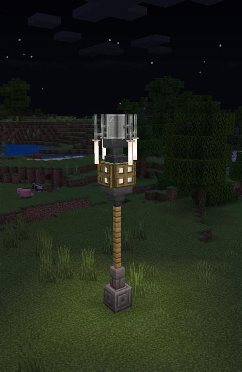 Minecraft lamp post ideas