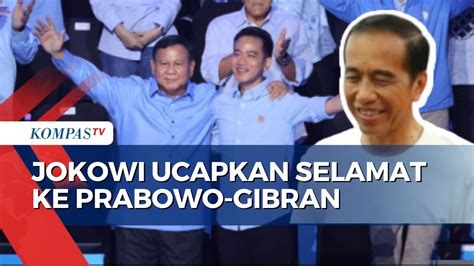 Jokowi Akui Ucapkan Selamat Ke Prabowo Gibran Lewat Telepon Youtube