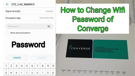 Paano Mag Palit Ng Wifi Password Sa Converge YouTube