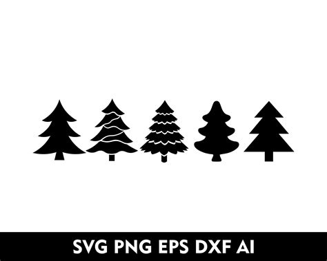 Christmas Tree Svg Bundle Christmas Svg Christmas Tree Svg Etsy