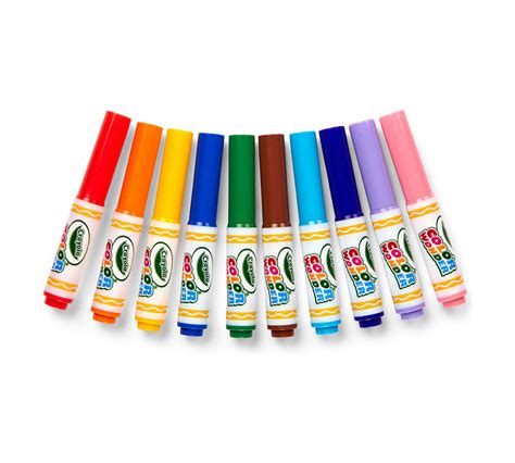 Color Wonder Mini Markers Classic 10 Count Crayola