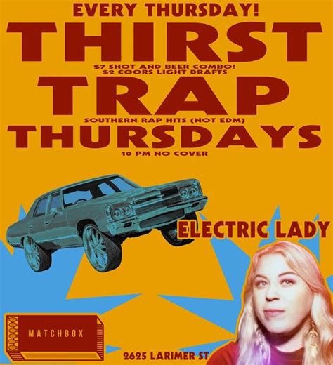 Thirst Trap Thursdays | The Matchbox | DJ, Hip-Hop, Rap | Denver Westword | The Leading ...