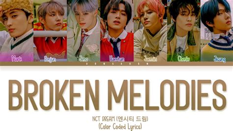 NCT DREAM BROKEN MELODIES Tradução Legendado Color Coded Lyrics