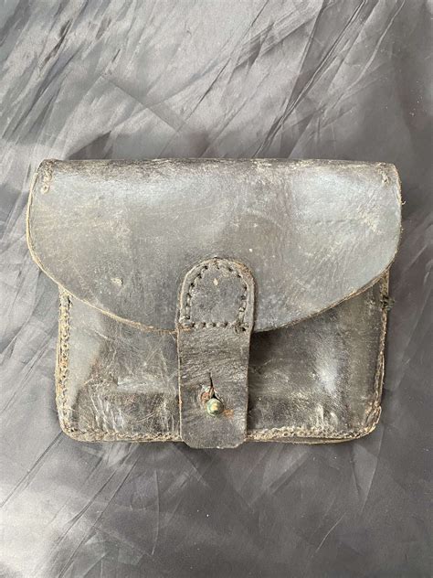 Ww1 Ww2 French Lebel Ammo Pouch In Webbing