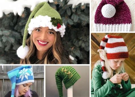 Festive Free Crochet Santa Hat Patterns: Easy Crochet Hat Ideas