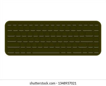 Laptop Keyboard Layout Stock Vector (Royalty Free) 1348937021 | Shutterstock