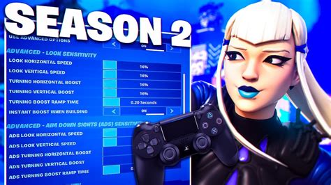 New Best Console Settings For Season 2 Fortnite Ps4ps5xbox Youtube