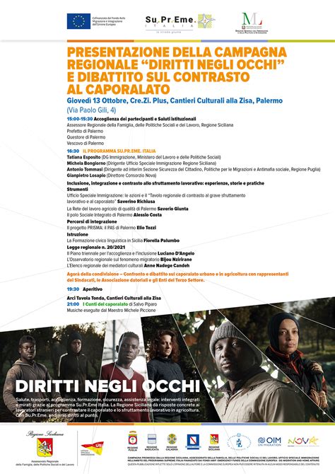 Diritti Negli Occhi Presentazione Della Campagna Informativa Promossa