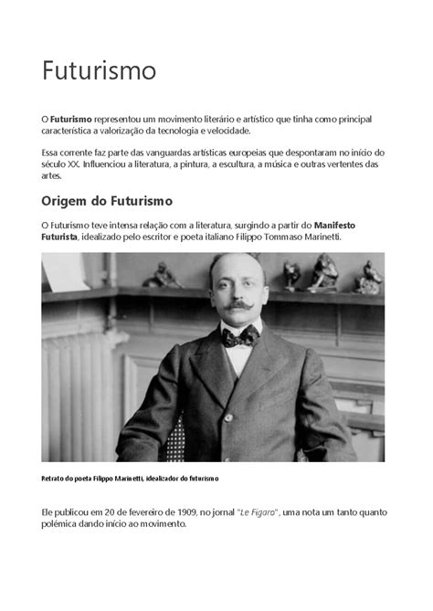 Movimento Artístico Que Exaltava A Tecnologia