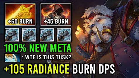 WTF 105 Flame Cloak Radiance Burn Per Sec 100 New Meta Hyper Carry