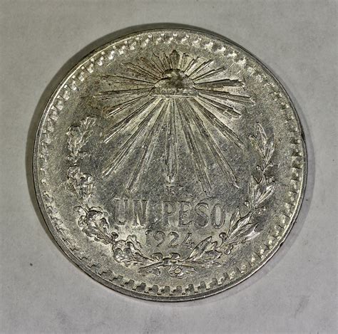 Mexico Silver Cinco Pesos Pesos Hidalgo J Robinson Rare Coins