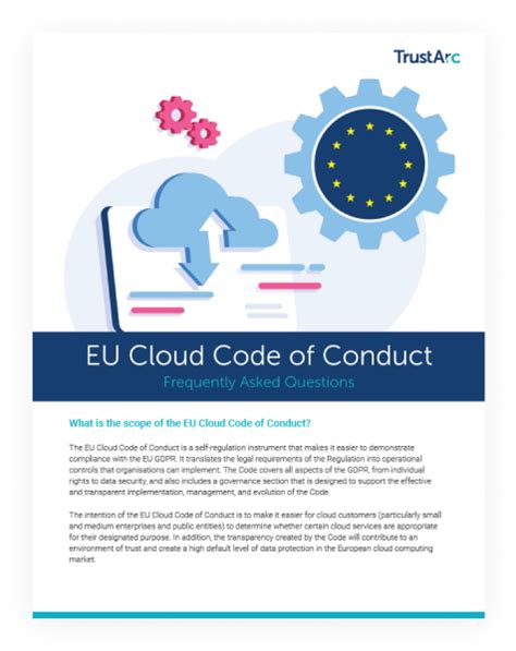 Eu Cloud Code Of Conduct Faqs Trustarc