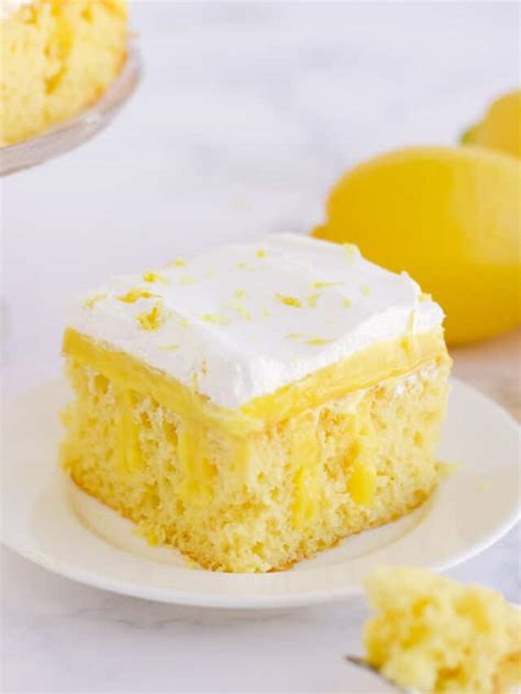 Lemon Poke Cake Easy Budget Recipes