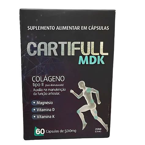 Suplemento Alimentar Cartifull Mdk C Psulas De Mg Resilifarma