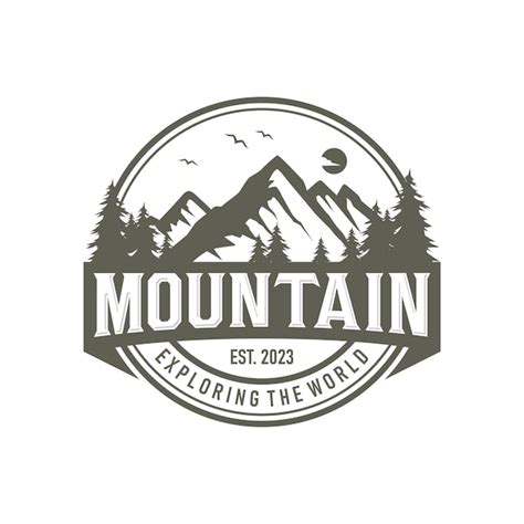 Premium Vector Mountain Logo Design Vector Illustration