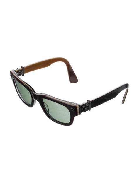 Chrome Hearts Bangadang I Wayfarer Sunglasses Brown Sunglasses Accessories Chh44010 The