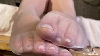 Goddess In Cute White Pantyhose Foot Teasing Closeup Xvideos