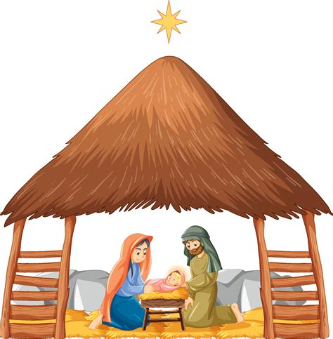 Nativity of Jesus birth of Jesus 6154354 Vector Art at Vecteezy