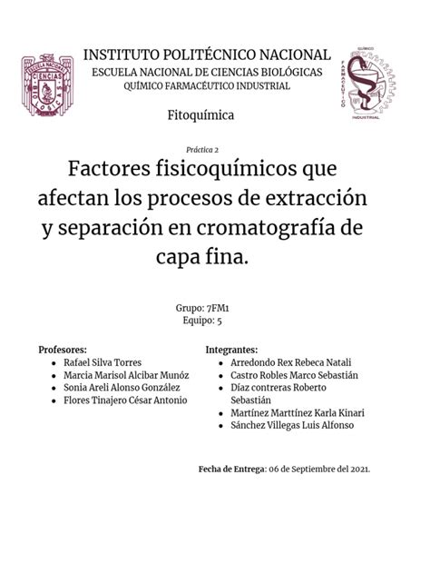 Reporte 2 Fito Pdf Solvente Fase Materia