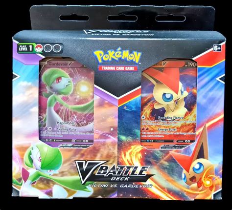 V Battle Deck Victini vs Gardevoir What's in the Box? - Coded Yellow