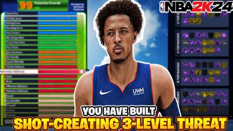 This Shot Creating Level Threat Build Gets Contact Dunks