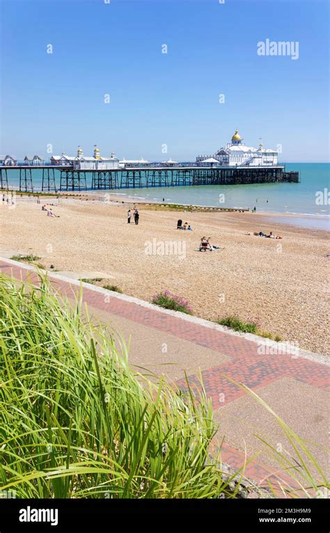 Eastbourne Seafront Beach Promenade Pier Hi Res Stock Photography And