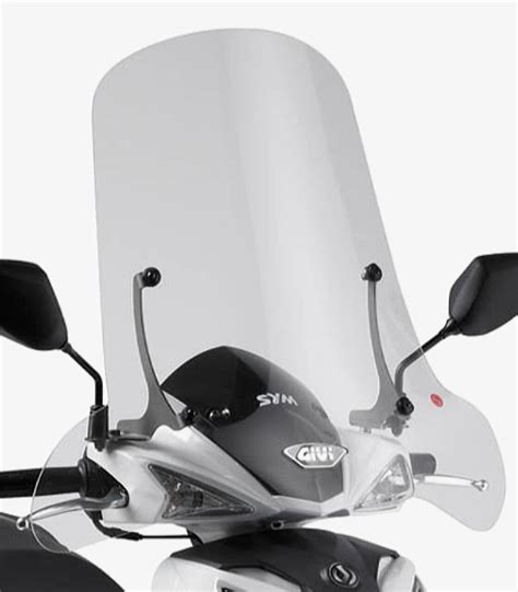 Parabrisas Transparente Givi 297A Para SYM Symphony SR 50 125 150