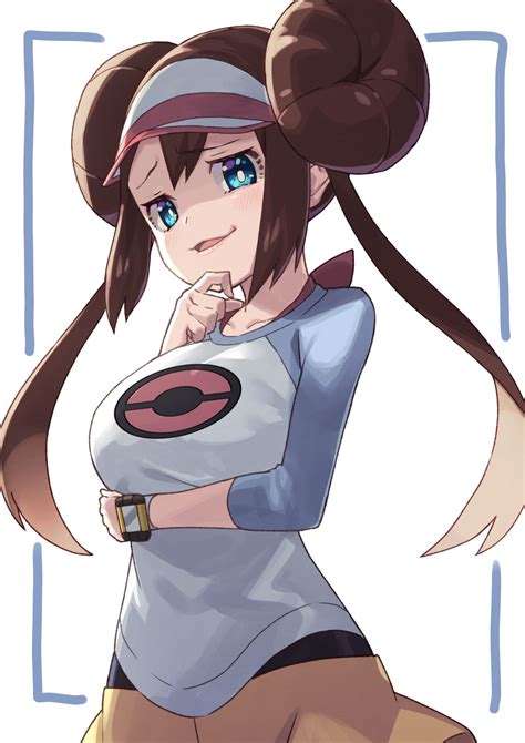 Long Hair Brunette Solo Anime Anime Girls Pokémon Rosa Pokémon Twintails Artwork