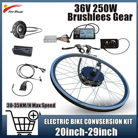 Kit Velo Electrique 250w Roue Avant Atelier Yuwa Ciao Jp