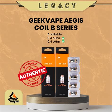 Jual Geekvape Aegis Coil B Series Shopee Indonesia