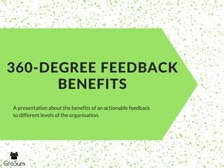 360-Degree Feedback Benefits | PPT