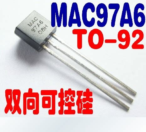 MAC97A6 97A6 1A 400V 10 pcs/lot, www.iccfl.com