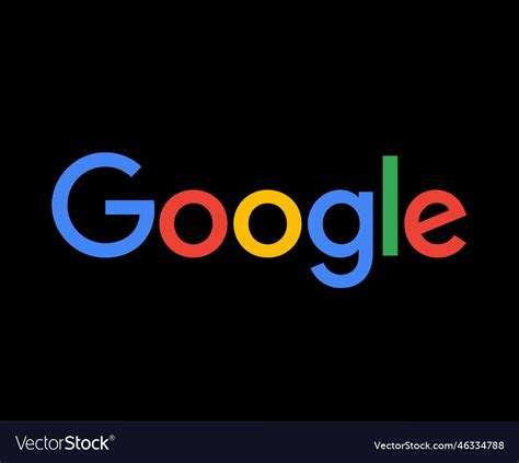 Google brand logo symbol design Royalty Free Vector Image