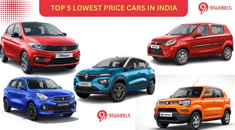 top  lowest price cars  india affordable options  budget buyers